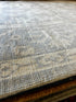 Janet Weiss 9.9x13.9 Hand-Knotted Silver Grey Turkish Oushak | Banana Manor Rug Factory Outlet