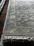 Janine Jansen 2.6x11.9 Hand-Knotted Grey & Silver Turkish Oushak | Banana Manor Rug Factory Outlet