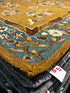 Jarboe 5x8 Hand-Tufted Gold & Green Floral | Banana Manor Rug Factory Outlet