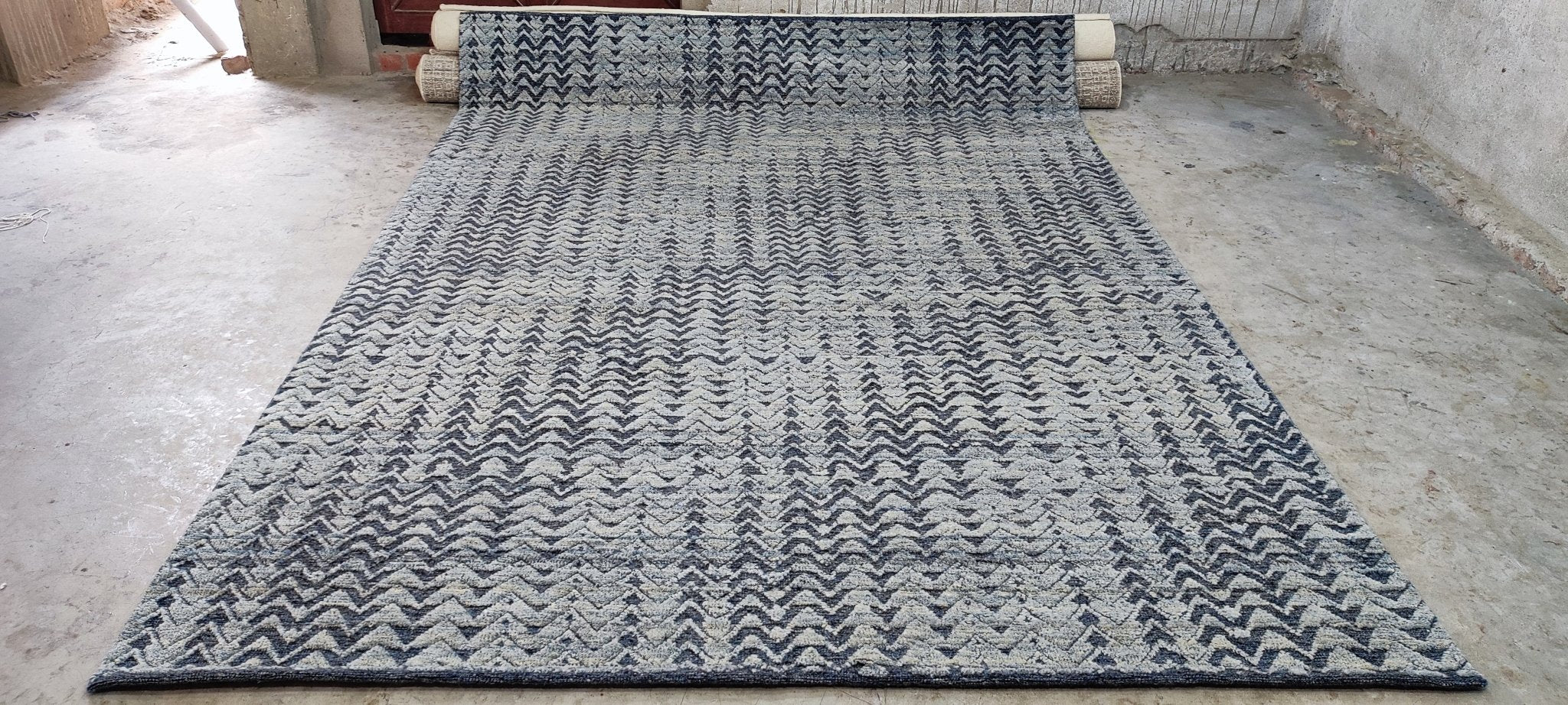 Jean-Paul 9x11.9 Hand-Knotted Grey Modern | Banana Manor Rug Factory Outlet