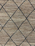 Jennifer Courtney Harlequin 'J 058' Handwoven Jute Rug-Available "Made to Order" | Banana Manor Rug Company