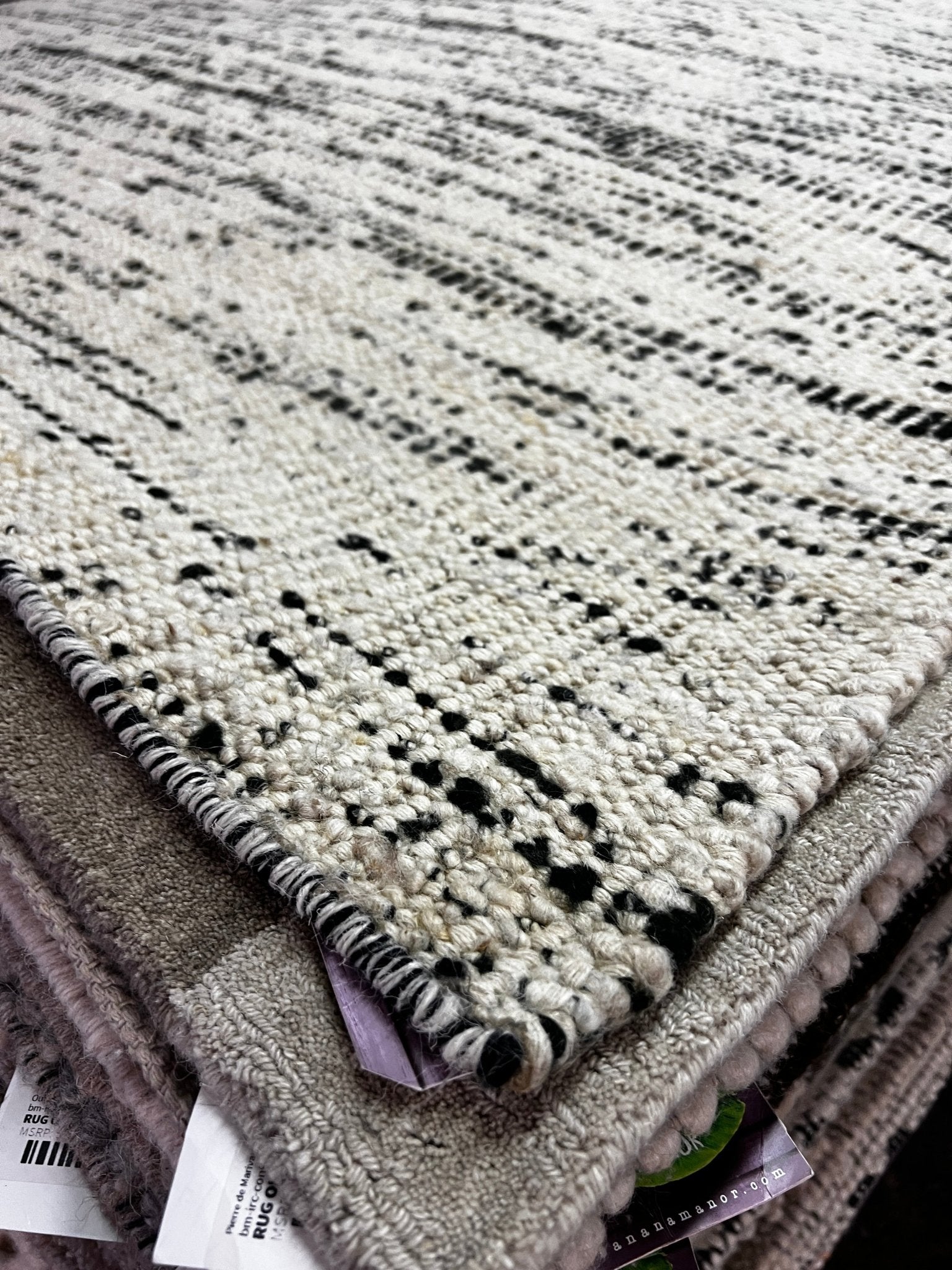 Jeryd 8x10 Handwoven Textured Wool Durrie | Banana Manor Rug Factory Outlet