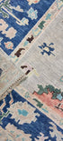 Jess Bowen 12x15 Hand Knotted Grey & Blue Oushak | Banana Manor Rug Factory Outlet