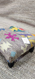 Jesse McCartney Wooden Upholstered Stool 14x14x7 (Assorted Styles) | Banana Manor Rug Company