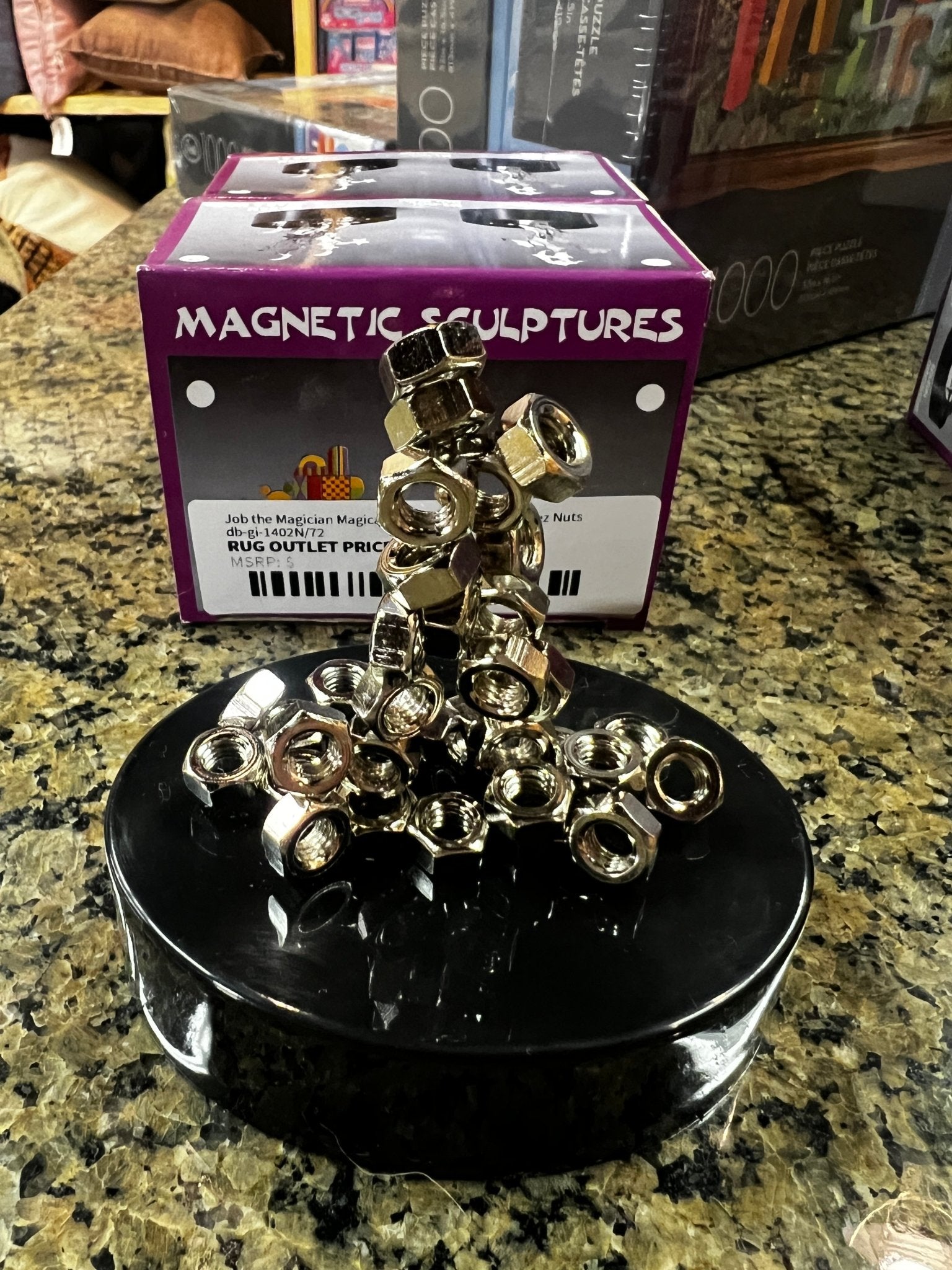 Job the Magician Magical Magnetic Sculpture Deez Nuts | Banana Manor Rug Company