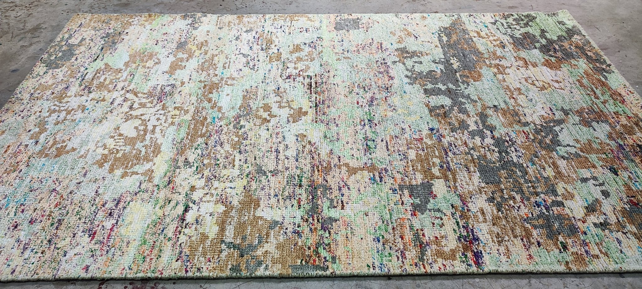 Jodi Anne 5x8 Hand-Knotted Multi Abstract | Banana Manor Rug Factory Outlet