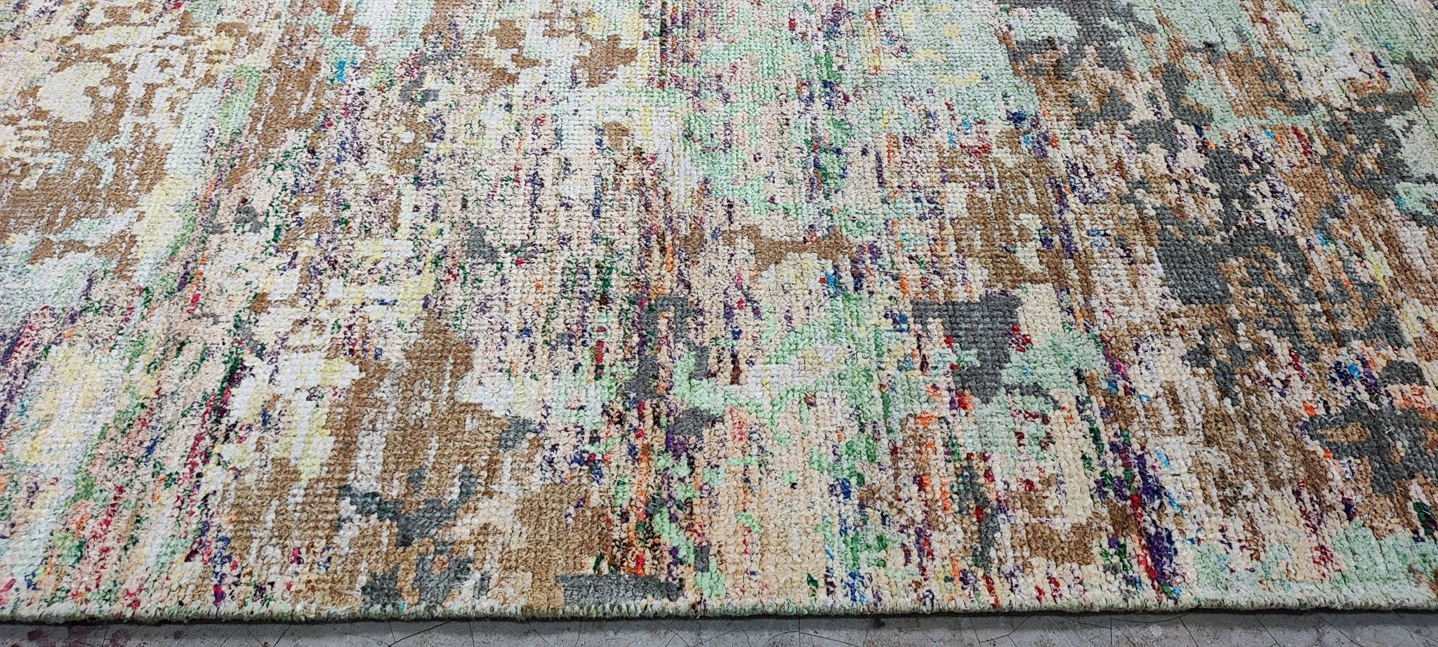 Jodi Anne 5x8 Hand-Knotted Multi Abstract | Banana Manor Rug Factory Outlet