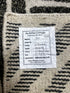 John Howard 5x8 Hand-Knotted Modern Rug Ivory and Grey High-Low | Banana Manor Rug Factory Outlet