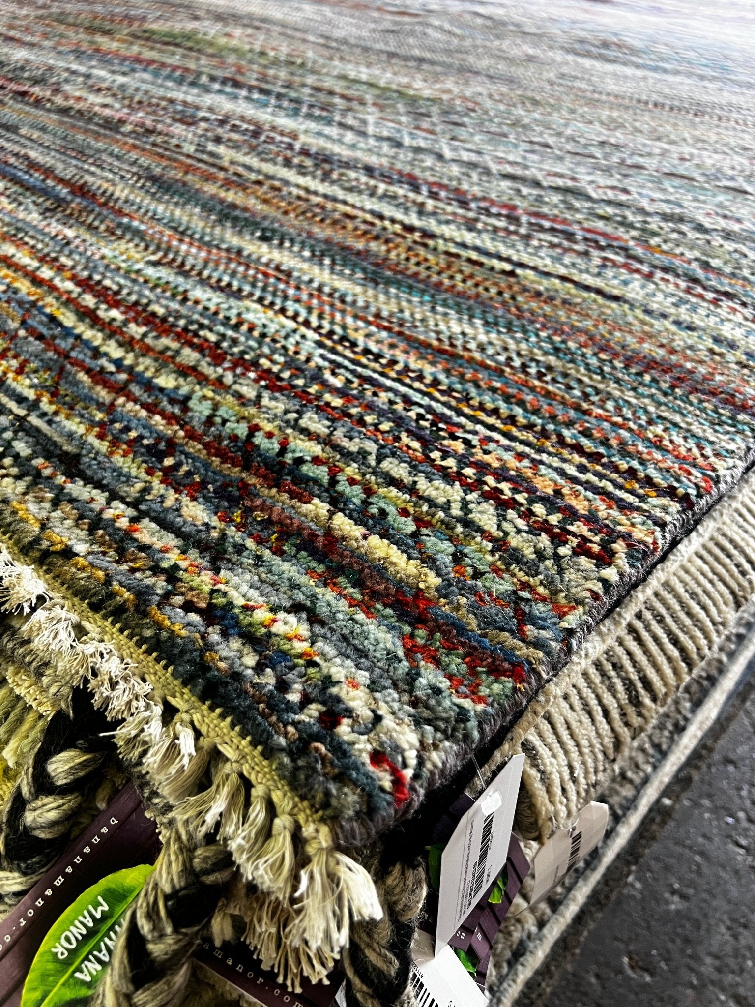 Joni Multi Joni 8x10 Hand-Knotted Grass Style Multi-Color – Banana Manor Rug ...