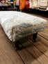 Josephine Baker 21x11x10 Wooden Upholstered Stool | Banana Manor Rug Factory Outlet