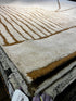 Josh 5.6x8 Hand-Knotted Ivory & Camel Cut Pile | Banana Manor Rug Factory Outlet