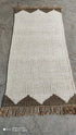 Joyce Van Patten 2.9X5.3 White Durrie | Banana Manor Rug Company