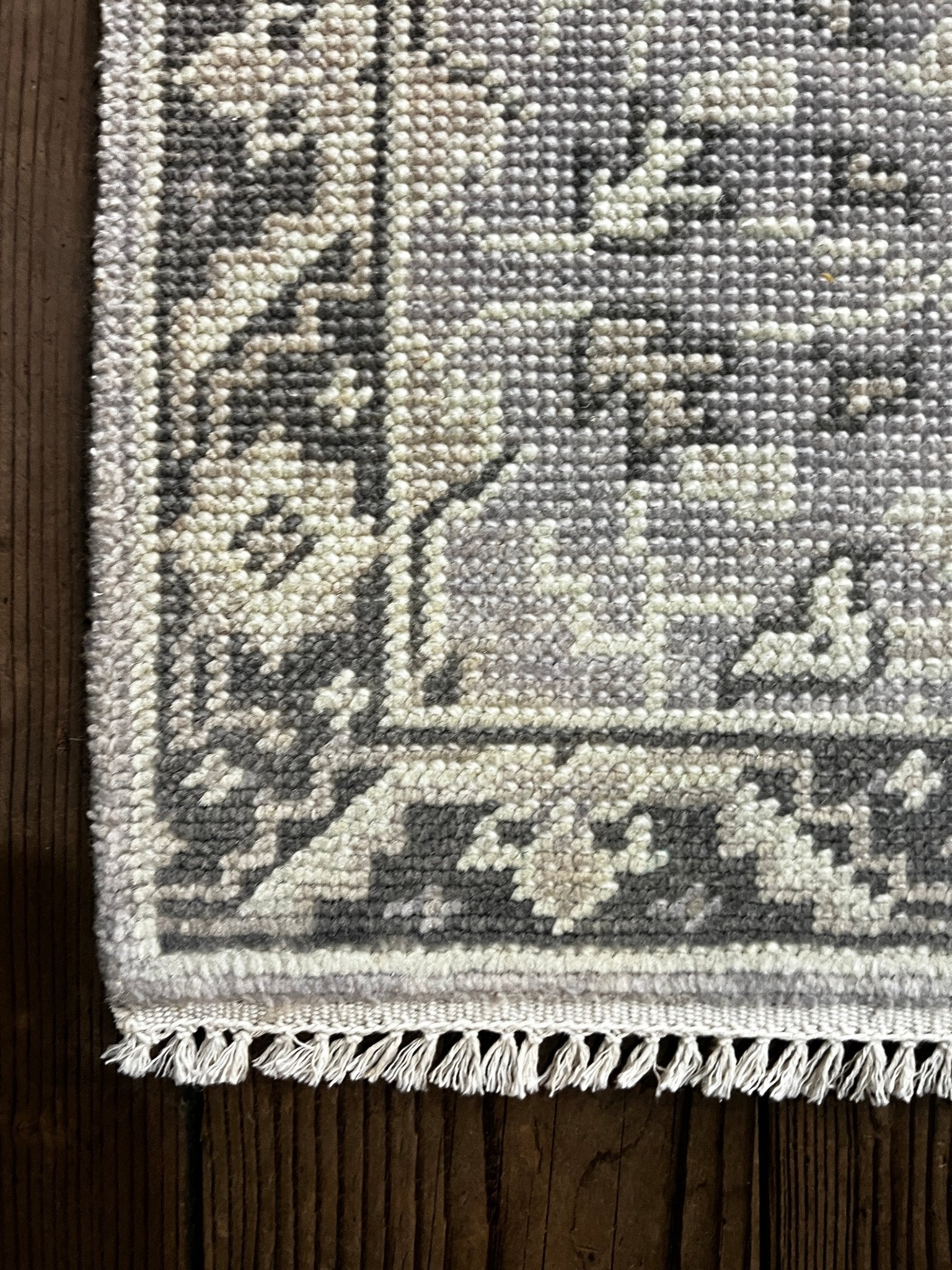 Juilet 2x4 Hand-Knotted Grey & Grey Turkish Oushak (multiple styles) | Banana Manor Rug Factory Outlet