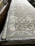 Julia Fischer 2.6x10 Hand-Knotted Grey & Silver Turkish Oushak | Banana Manor Rug Factory Outlet