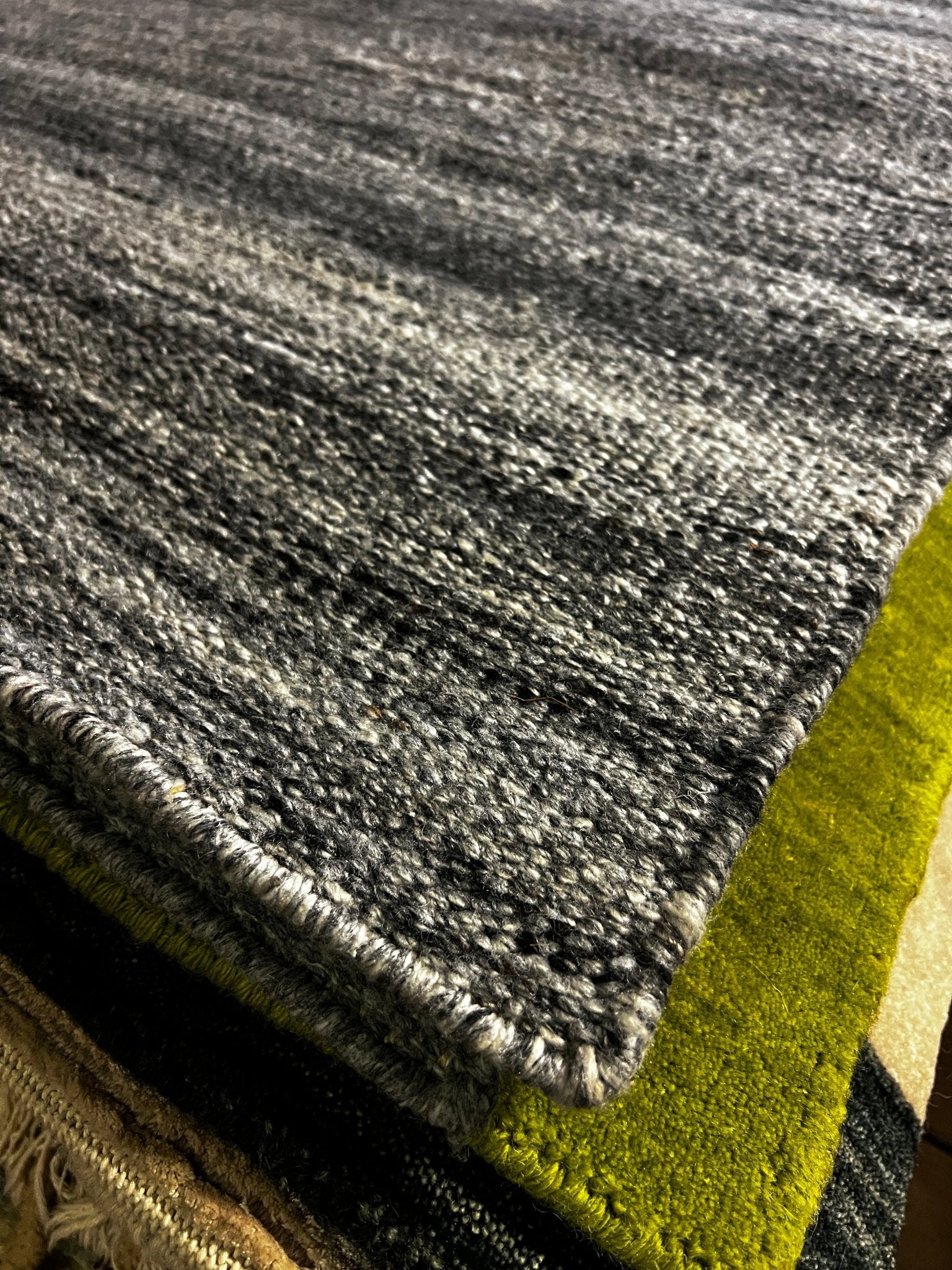 Juno Beach 2.9x8.3 Grey Handwoven PET Yarn Runner | Banana Manor Rug Factory Outlet