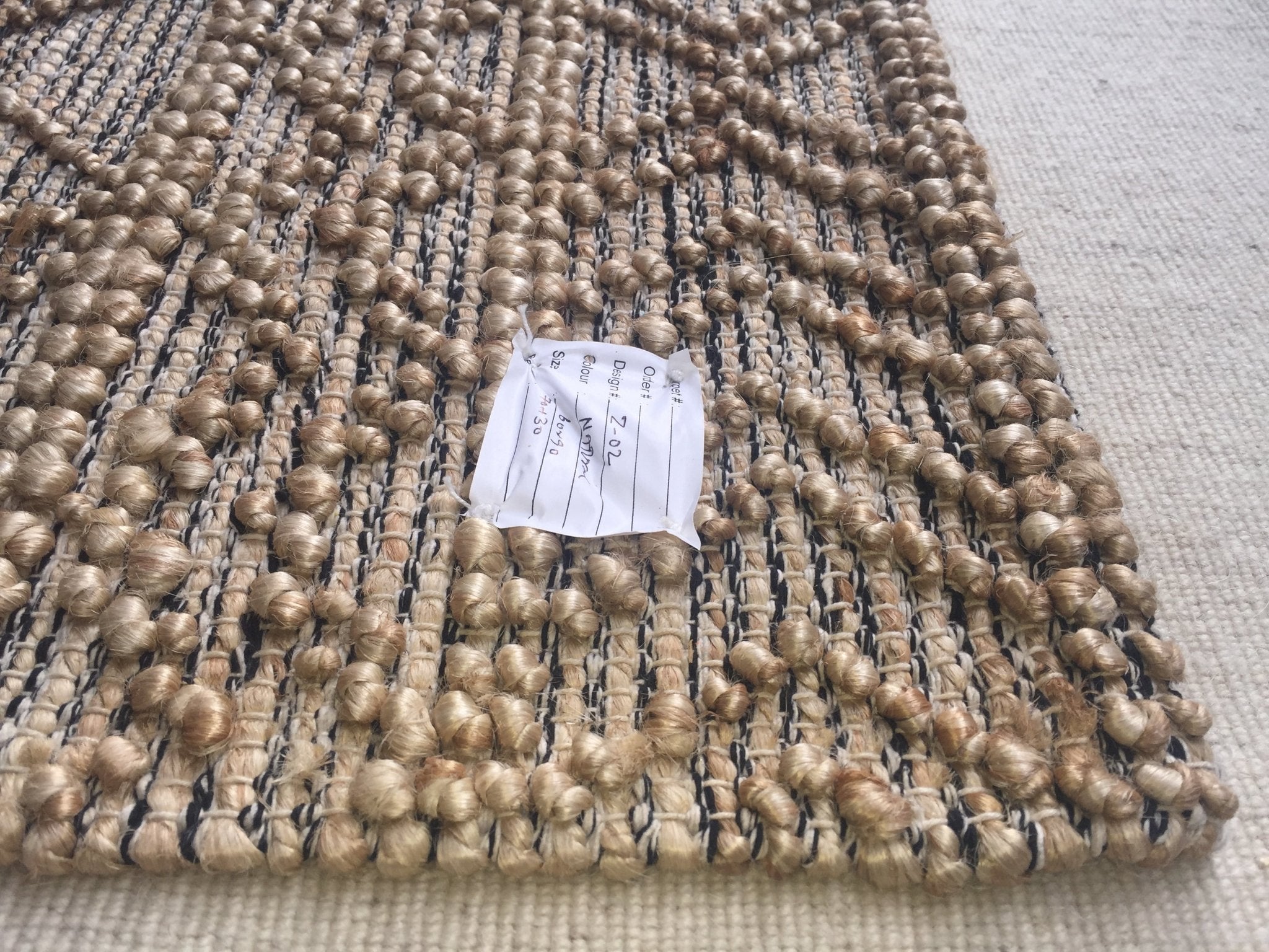 Jute Handwoven High-Low Rugs Assorted Styles & Sizes | Banana Manor Rug Company
