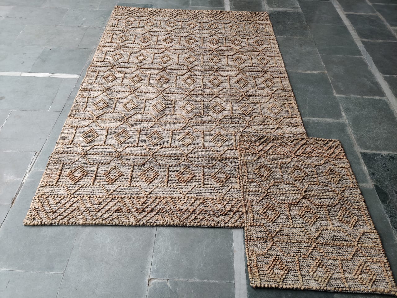 Jute Handwoven High-Low Rugs Assorted Styles & Sizes | Banana Manor Rug Company