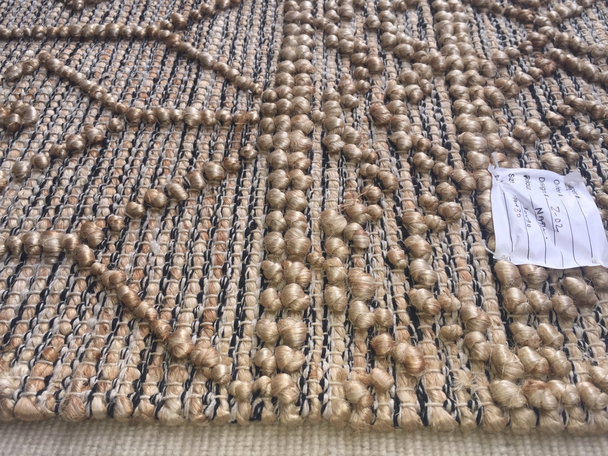 Jute Handwoven High-Low Rugs Assorted Styles & Sizes | Banana Manor Rug Company