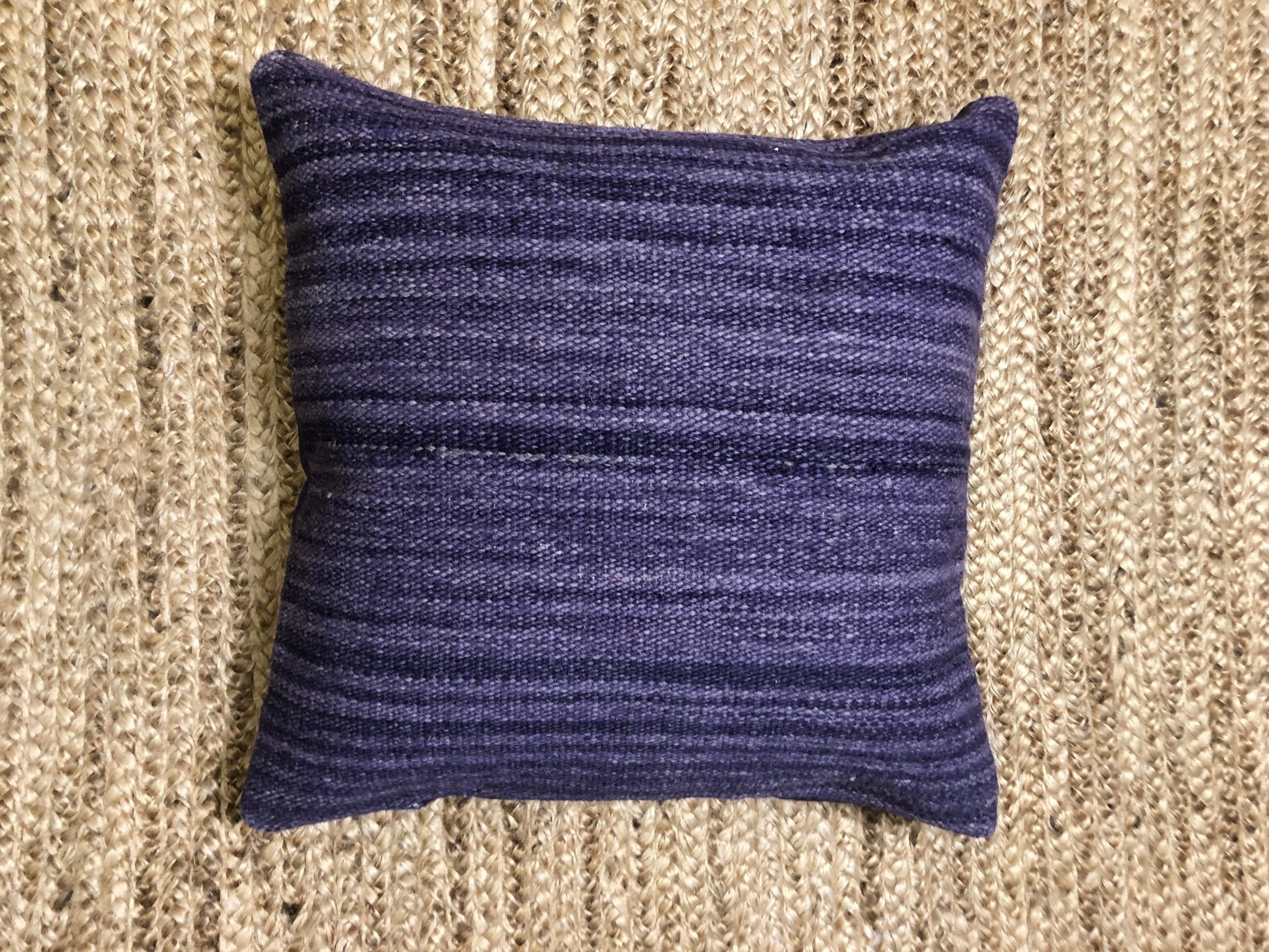 K & B Purple Handwoven Pillow | Banana Manor Rug Company