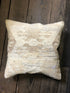 Kapua Beige and Tan Handwoven Pillow | Banana Manor Rug Company