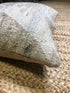 Kapua Beige and Tan Handwoven Pillow | Banana Manor Rug Company