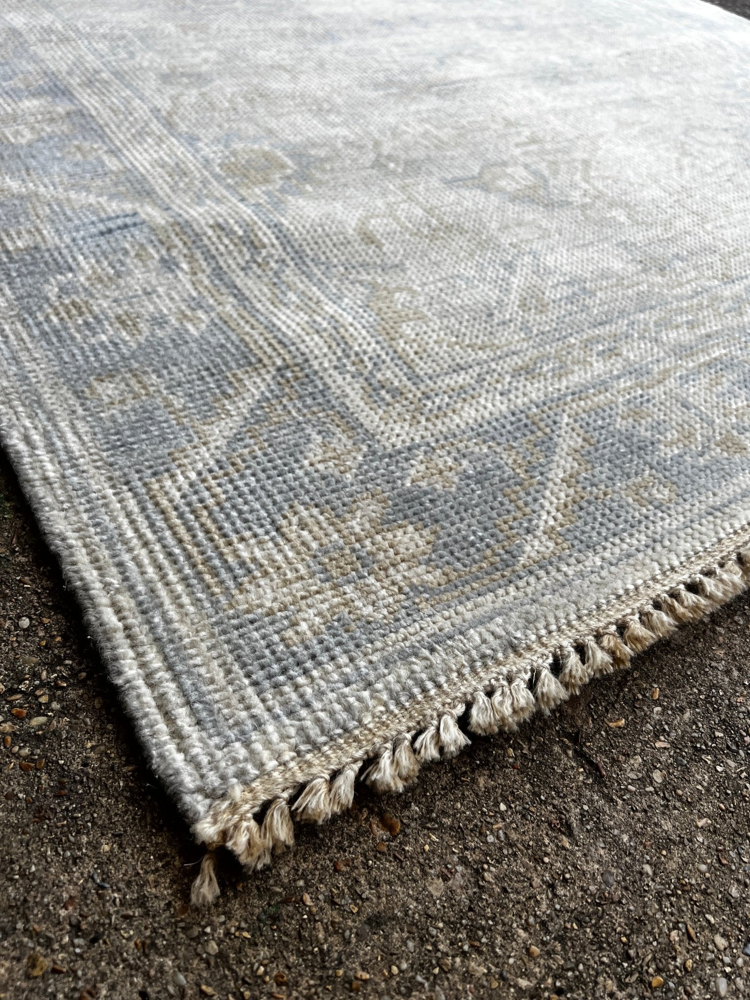 Kara Monaco 4.3x6 Hand-Knotted Grey & Silver Turkish Oushak – Banana Manor  Rug Factory Outlet