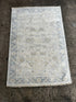 Kara Monaco 4.3x6 Hand-Knotted Grey & Silver Turkish Oushak | Banana Manor Rug Factory Outlet