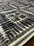 Karloff 10.3x13.9 Hand-Knotted Dark Grey & Silver Modern | Banana Manor Rug Factory Outlet