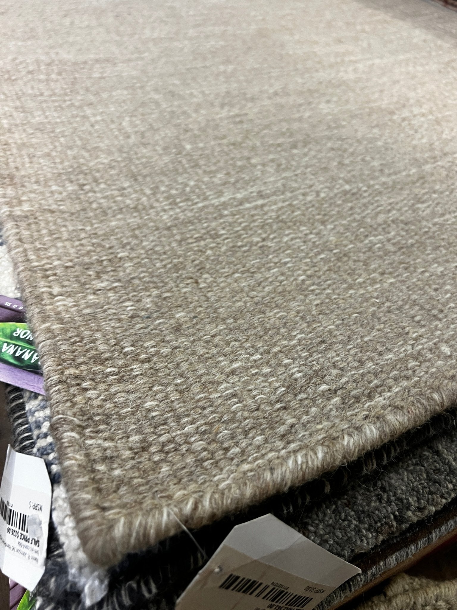 Karpis 2.9x5 Beige Durrie Rug | Banana Manor Rug Factory Outlet