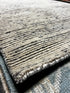 Kathy 2.9x11.3 Hand-Knotted Silver & Grey Loop Cut Runner | Banana Manor Rug Factory Outlet