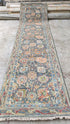 Katie Holmes 2.6x11.9 Charcoal Hand-Knotted Oushak Runner | Banana Manor Rug Company