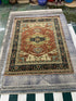 Kelly 8x10 Red & Blue Oriental Rug | Banana Manor Rug Company