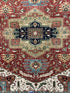 Kelly 8x10 Red & Blue Oriental Rug | Banana Manor Rug Company