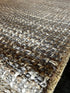 Kent Tekulve 8.3X9.6 Grey and Black Wool & Jute Durrie Rug | Banana Manor Rug Factory Outlet