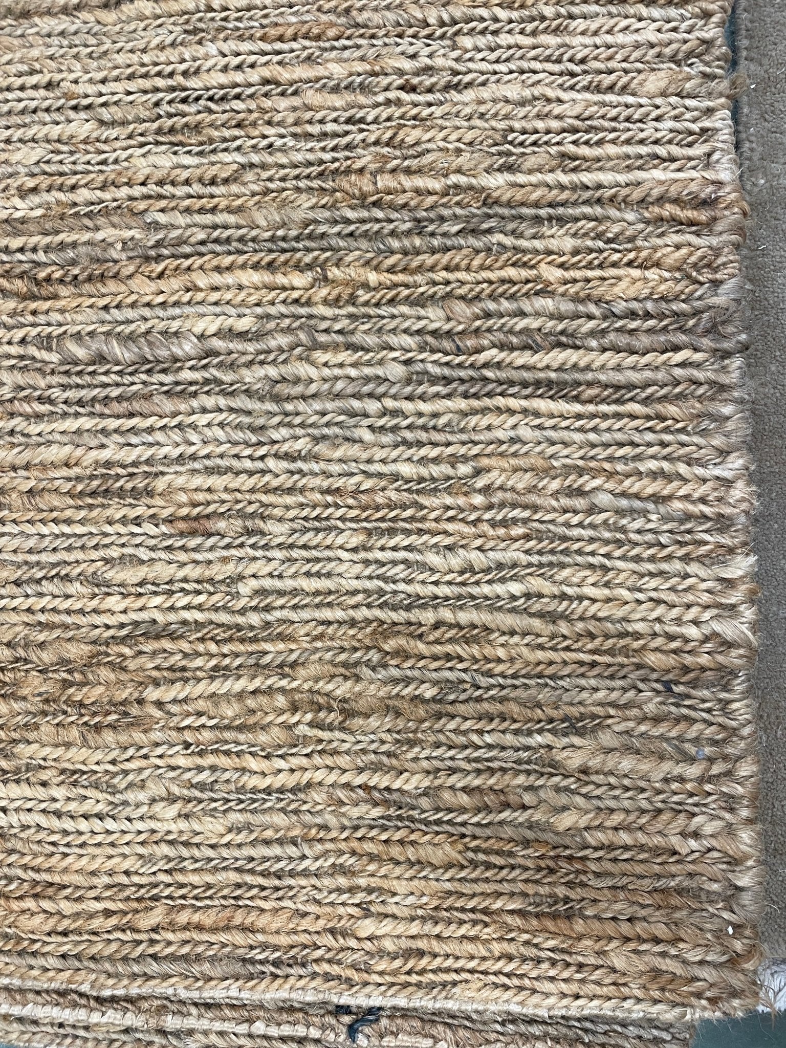 Kevin Dobson 10.3x13.3 Natural Jute Soumak Rug | Banana Manor Rug Company