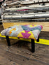 Kevin Richardson Wooden Upholstered Stool 12x17x9 (Assorted Styles) | Banana Manor Rug Company