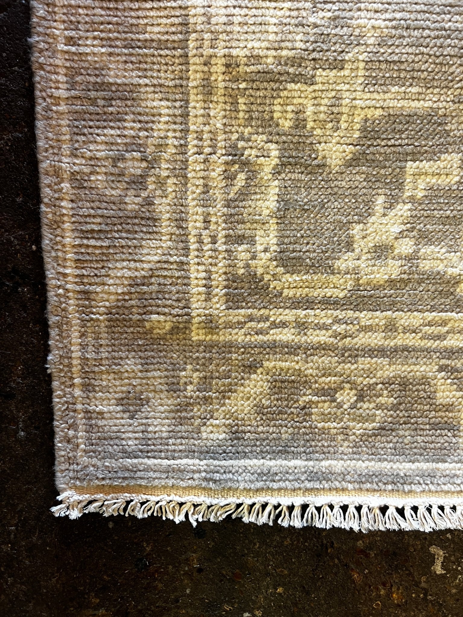 Kimberly Conrad 3x5 Hand-Knotted Grey & Silver Turkish Oushak | Banana Manor Rug Factory Outlet