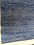 King Cool Handwoven Wool Medium Blue Abrashed Dhurrie Rug 8'x10' | Banana Manor Rug Company