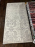 Kitty Softpaws 3x6 White Jacquard Rug | Banana Manor Rug Factory Outlet