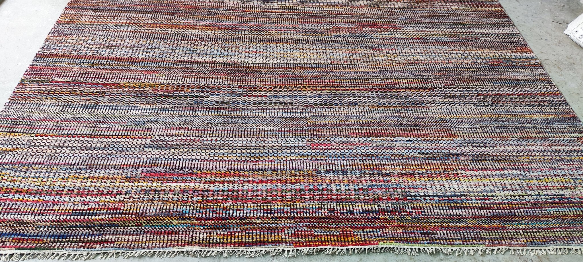 Klaus 8.3x10 Hand-Knotted Rust Mix Modern | Banana Manor Rug Factory Outlet