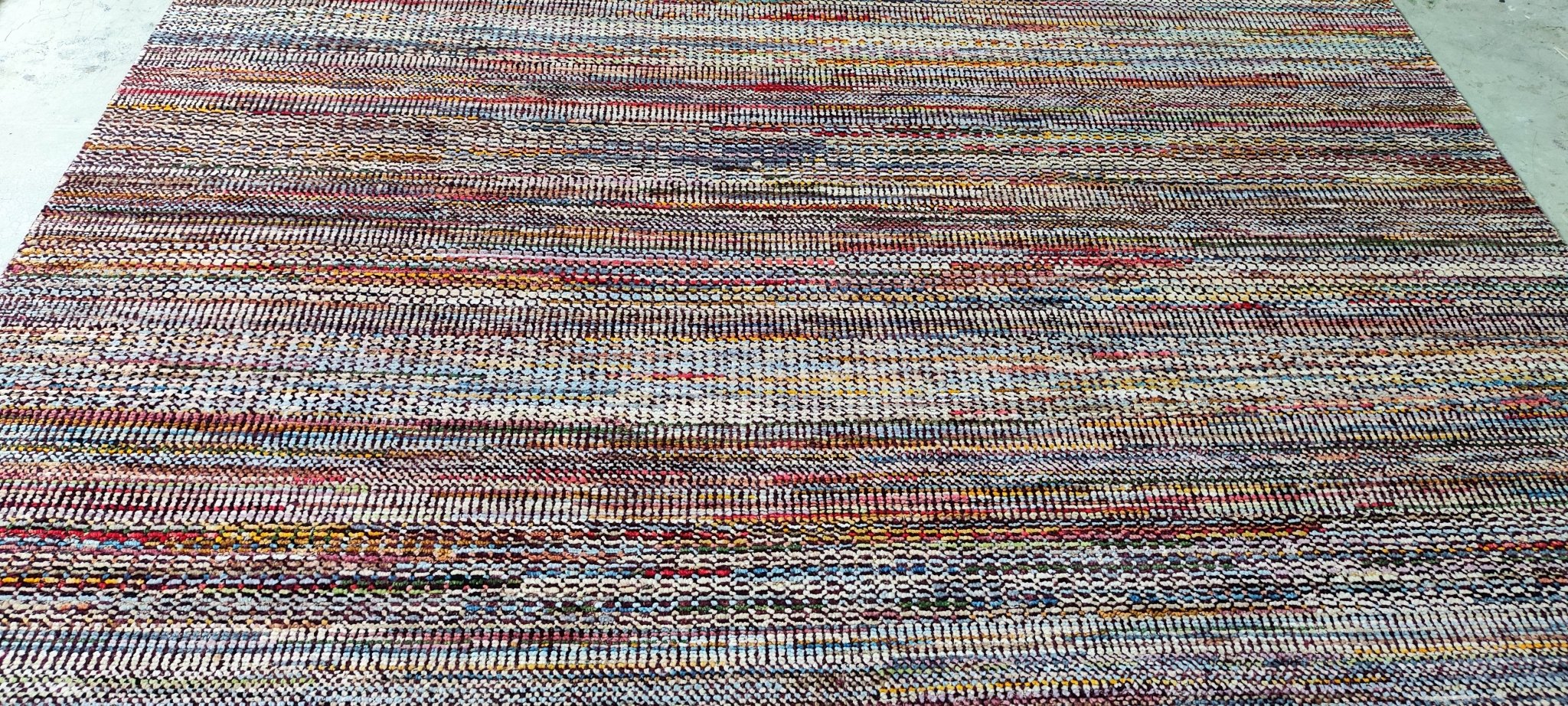 Klaus 8.3x10 Hand-Knotted Rust Mix Modern | Banana Manor Rug Factory Outlet