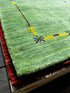 Kotoski 3x4.9 Green Handwoven Gabbeh Rug | Banana Manor Rug Factory Outlet