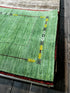 Kotoski 3x4.9 Green Handwoven Gabbeh Rug | Banana Manor Rug Factory Outlet