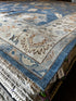 Kristina Asmus 10x14 Hand-Knotted Oushak Rug Light Blue and Tan | Banana Manor Rug Factory Outlet