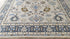 Kristine Froseth 9x12 Light Grey and Blue Hand-Knotted Oushak Rug | Banana Manor Rug Company