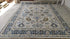 Kristine Froseth 9x12 Light Grey and Blue Hand-Knotted Oushak Rug | Banana Manor Rug Company