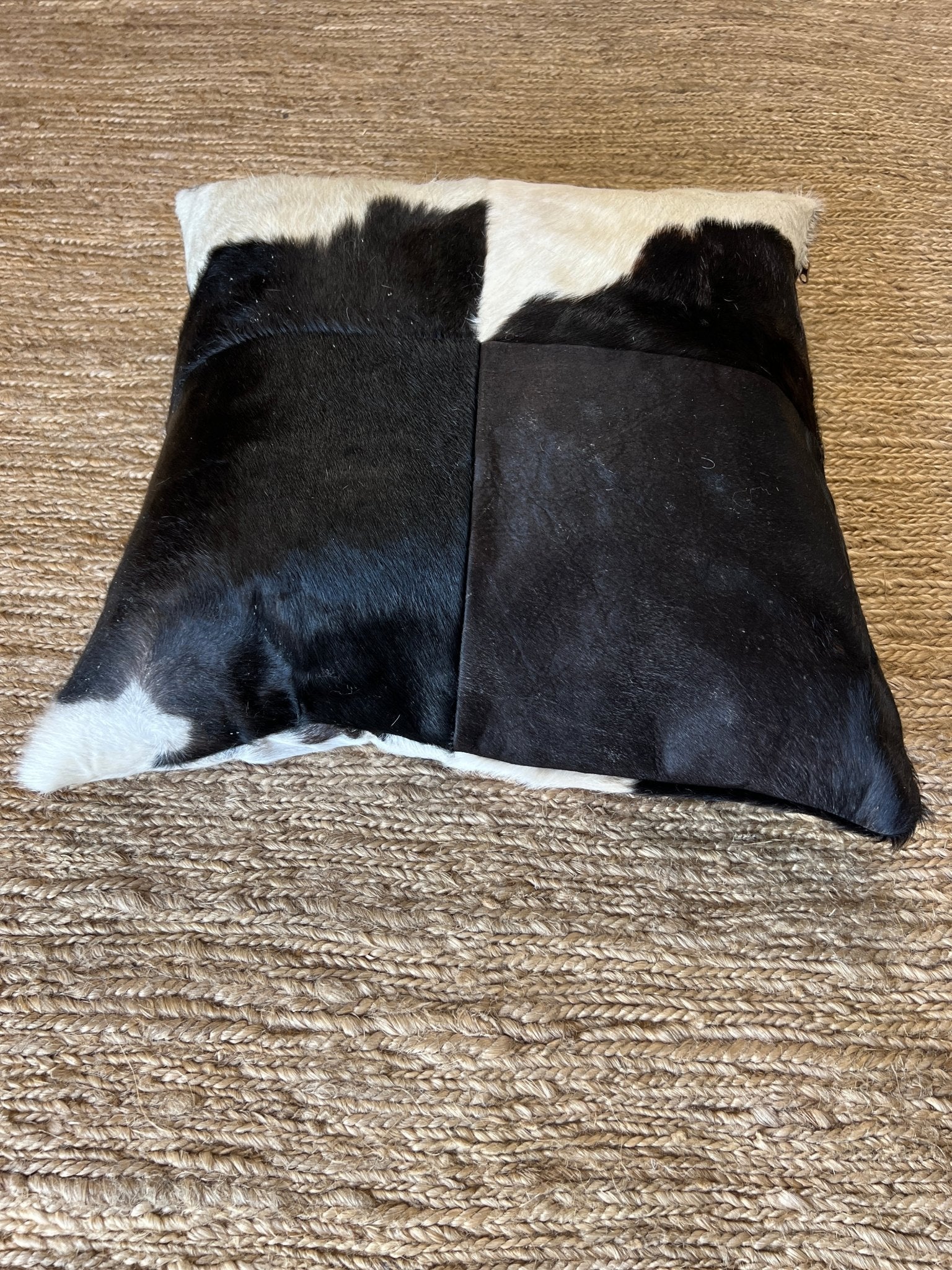 Kurt Russell Cowhide Pillow | Banana Manor Rug Company