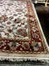 Kylie Bax 4x6 Hand-Knotted All Over Oushak Ivory and Rust | Banana Manor Rug Factory Outlet