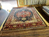 La Petite Grocery 8x10.3 Hand-Knotted Blue & Red Serapi | Banana Manor Rug Factory Outlet