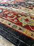 La Petite Grocery 8x10.3 Hand-Knotted Blue & Red Serapi | Banana Manor Rug Factory Outlet